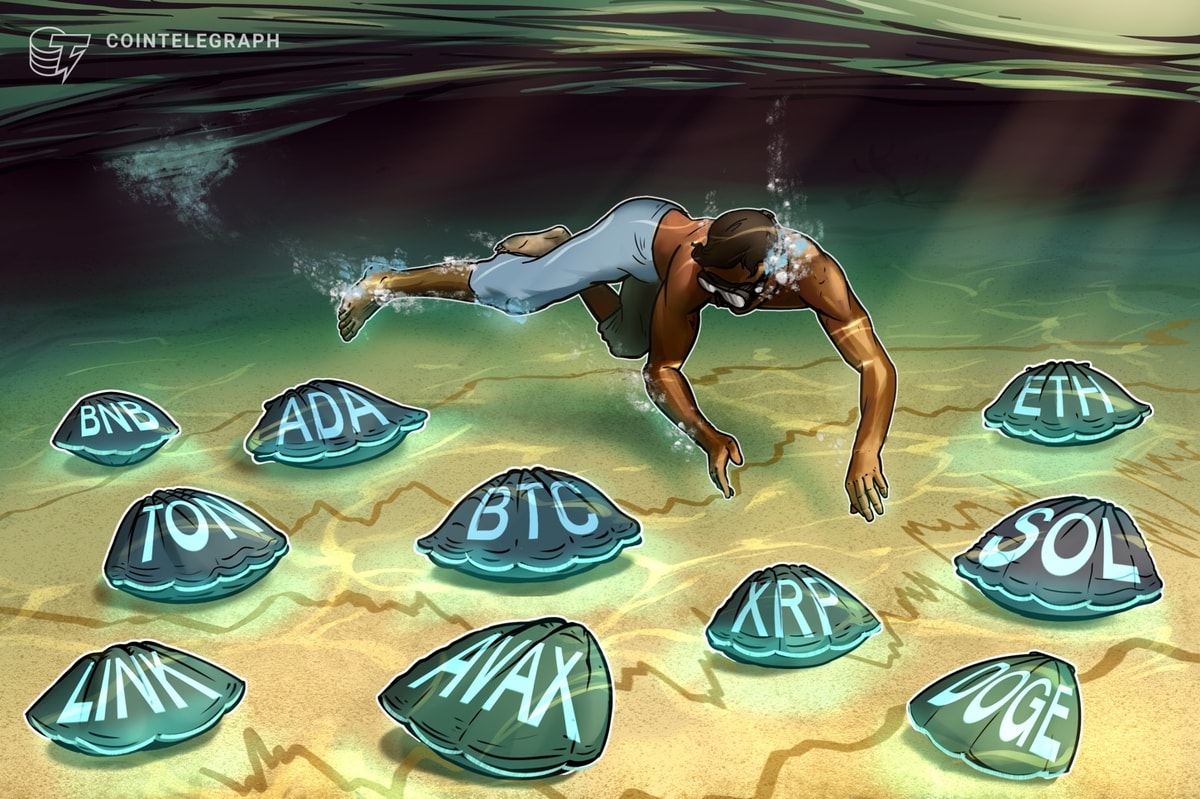 BTC, ETH, XRP, BNB, SOL, DOGE, ADA, TON, LINK, AVAX